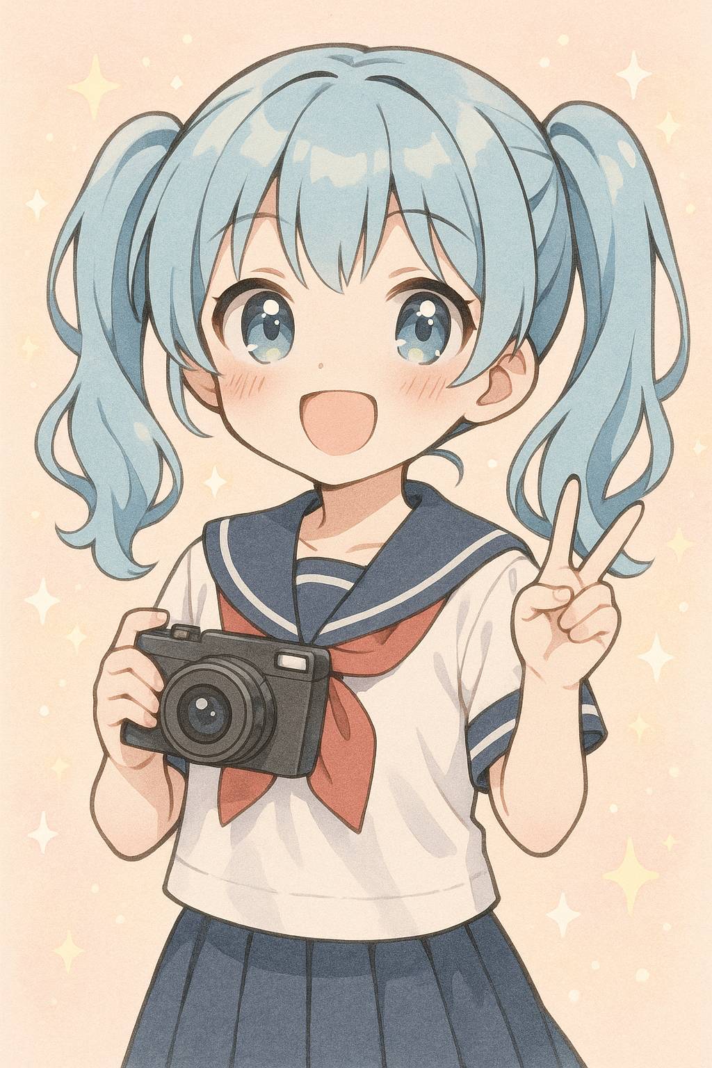 麻豆视频动漫美图-水手服少女