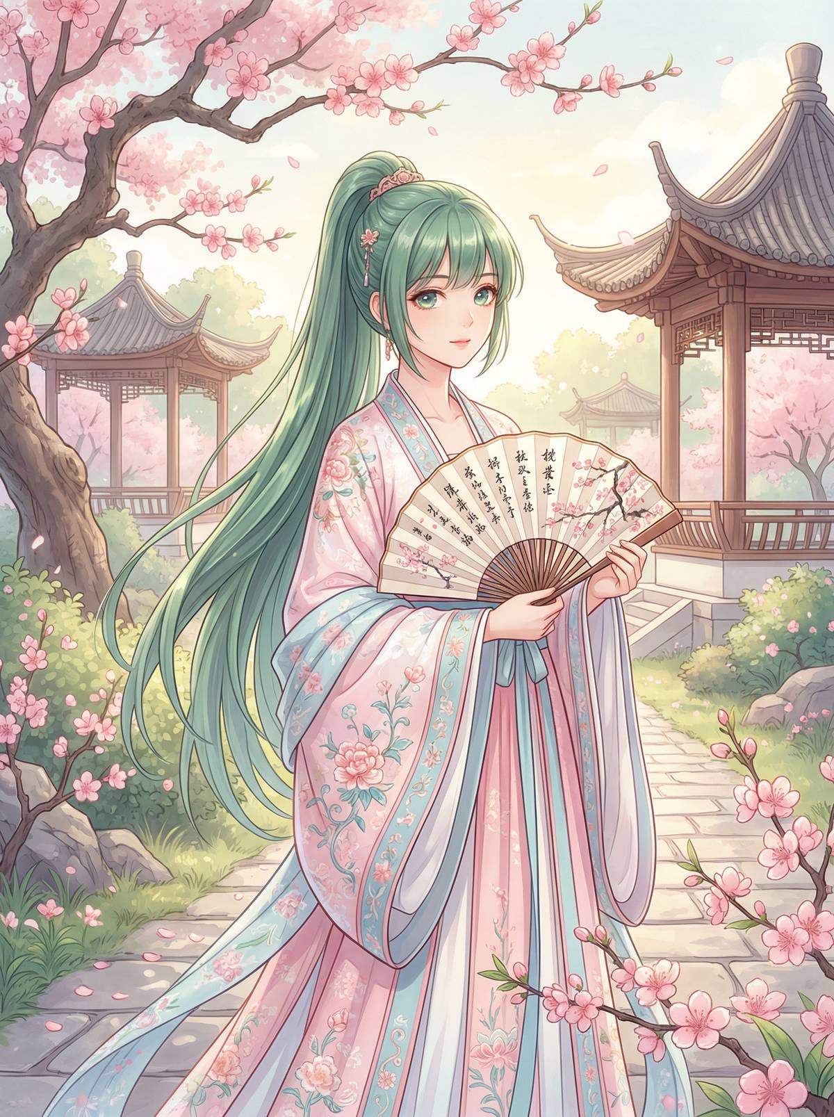 麻豆视频动漫美图-汉服少女